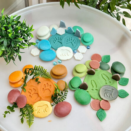 Yellow Door Stacking \x26 Sorting Stones Set 36pc  hi\-res